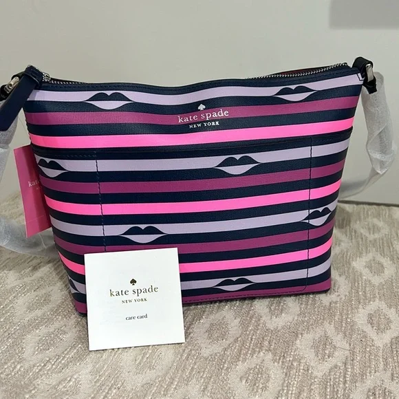 Kate Spade New Patrice Lip Print Crossbody Bag - Picture 1 of 16